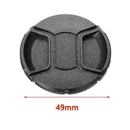49MM Snap-On Front Lens Caps Cover For CanonsNikon M0R2 Photo Cameras R9K6 Q1F0