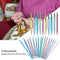 13pairs Aluminum Change Head Circular Knitting Needle Ring Set Woven Tools Newly