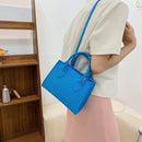 Fashion Rhombic Pattern Messenger Bag Women Felt Mini Shoulder Satchel Handbag