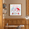 Oil Paint Christmas Goblin Picture Wall Artwork Home Decor Unique Gift Craft