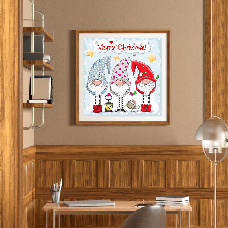 Oil Paint Christmas Goblin Picture Wall Artwork Home Decor Unique Gift Craft