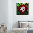 Handmade DIY Full Round Drill Diamond Painting 5D Valentine Rose Poster Kit