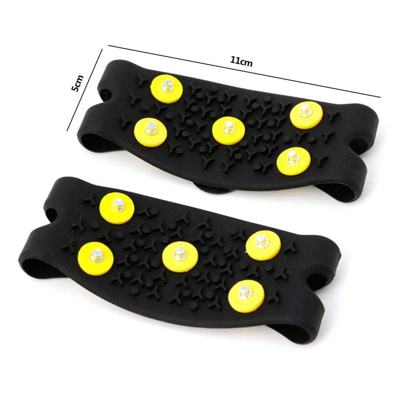 Walk Traction Cleats, Ice Snow Crampons Overshoe for Hiking, Mountaineer, 1