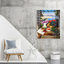 Table Flower Fruit Oil Paint By Numbers Kit DIY Frameless Drawing Picture Decor