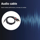 3.5mm to 2RCA Cable Smartphone Amplifier AUX Cable for Phones Tablet (1m) Newly