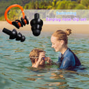 #A Waterproof Soft Summer Swimming Earplugs + Nose Clip Kits Swim Diving Supplie