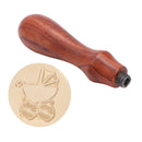 Retro Wood Handle Wax Seal Stamps Envelope Wedding Post Sealing Wax (F146) Newly