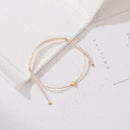 Handmade Rope Heart Bracelet Women Beige String Charm 2019 Adjustable E9Q8
