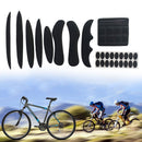 27pcs Cycling Helmet Inner Pads Kit Sealed Sponge for Motorcycle (Black) Newly
