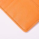 Simple Leather Zipper Solid Color Litchi Pattern Wallet Men Women Card Holder