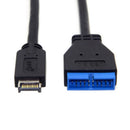 USB 3.1 Front Panel Header to USB 3.0 20Pin Extension Cable for ASUS Motherboard
