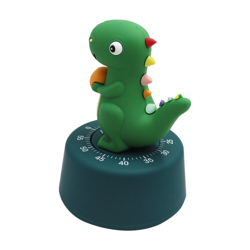 Cartoon Animal Shaped Mechanical Timer 60-Minute Time Manager (Dinosaur)