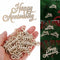 Decoration Hanging Ornaments Happy Anniversary Wood DIY Crafts Wooden Slice