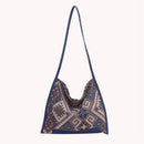 Yunnan Ethnic Style Woven Portable Shoulder Bags Canvas Braided Messenger Bag