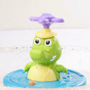 Baby Bath Toys Cute Crocodile Automatic Water Spray up Bathly Sprinkler F8E2