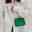 Women Simple Fashion PU Leather Handbag Female Chain Autumn Travel Handbags