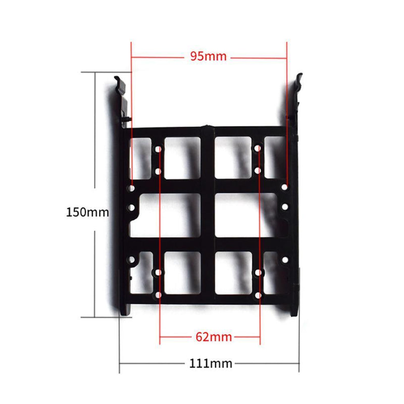 HDD SSD Mounting Bracket for 2.5 inch / 3.5 inch PC Hard Drive Tray Holder