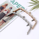 2PCS 8.7"" Metal Purse Frame Coin Bag Clasp Lock DIY Craft Bags Accessories