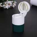 Medicine Cracker Cutter Grinding Pill Box Cutting Tablets Box(Green)