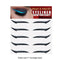 Glitter Eyeliner Stickers Longlasting Self-Adhesive Eyelid Strips for Women