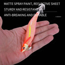 Luminous Lifelike Jigs Wood Shrimp Lures Fishing Tackle Squid Hook Octopus Bait