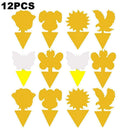 12Pack Yellow Sticky Fruit Fly Traps For Indoor And Trap Outdoor Fly Use Z2U3