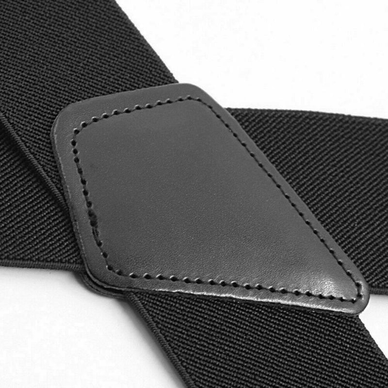 Dress Sturdy Strap Clip Clip-on Adjustable Trousers Belt Braces Suspenders
