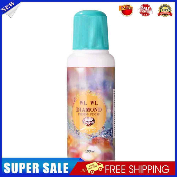 2x100ml DIY Diamond Painting Conserver Permanent Hold Shine Effect Sealer