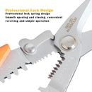 Multi-function Household Scissors Crimping Pliers Wire Stripper (120-6282) Newly