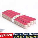 40pcs Nail Art Manicure Buffer Sanding Files Wood Crescent Sandpaper Grit  Newly