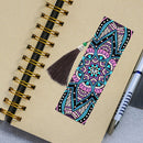 2pcs 5D DIY Diamond Embroidery Leather Book Marks Mosaic Tassel Diamond Pai