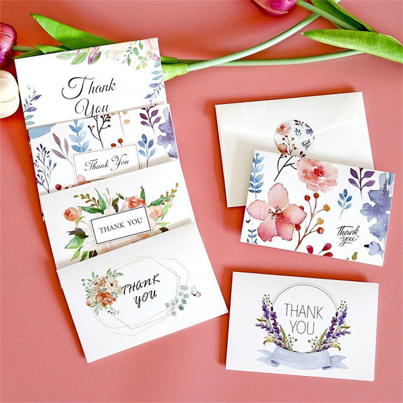Envelopes Floral Flower Invitation Card Postcard Greeting Cards Thank You Cards
