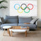 Yard Olympic Decorations Olympics Game Flag Polyester Fabric Outdoor Banner