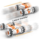 4WD RC Stunt Car 2.4GHz Music Light Watch Gesture Sensor Vehicle (Orange) Newly