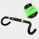 2pcs Bike Handlebar Tape Ring Anti-Skid Bicycle Handle Strap Sleeve (Green)