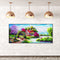 Cabin in Woods Oil Paint By Numbers Canvas Picture DIY Home Decoration Gift