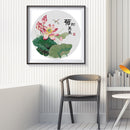 14CT Partial Cross Stitch Harmonious Stamped DIY Embroidery Kits Handmade Crafts