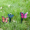 Solar Powered Artificial Flying Lawn Stakes Yard Art Ornament (Butterfly) Newly
