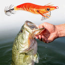 Fishing Lure Hard Bait Shrimp Wooden Fishing Wobbler Squid Jig Artificial Bai
