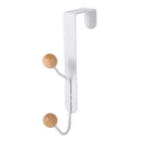Organizer Metal Nail-free Over-The-Door Hook Hanger Storage Rack Hanging Shelf