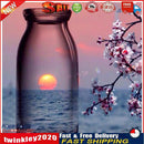 5D DIY Full Drill Diamond Painting Cross Stitch Kit (HG107 Bottle Scenery) Newly