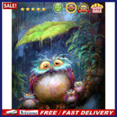 Rain Owl Oil Paint by Numbers Hand Painted Frameless Picture Home DIY Ornam