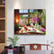 #A Table Flower Oil Paint By Numbers Kit DIY Drawing Picture for Adults Home D
