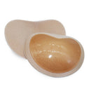 2pcs Thick Bikini Push Up Pad Silicone Sponge Bra Chest Insert Pads (Beige)