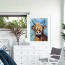 Yak Frameless Picture Oil Paint By Numbers Hand Painted Picture for Bedroom