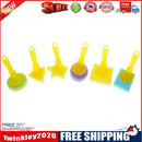 6pcs/set Geometric Sponge Brushes Seal Painting Brush Kid Graffiti Pigment