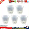 5pcs Orchid Planting Pots Transparent Seedling Garden Flower Pot (no Base) Newly