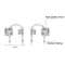 Women Men No Pierced Tragus Earrings Zircon Ear Cuff Non Piercing Earrings