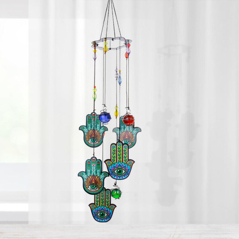 Wind Chimes Rainbow Maker Printed Metal Balcony Printed Windchimes Decorations