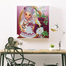 Diamond Painting Cartoon Girl Partial Special Drill Rhinestone Kit (EP004) Newly